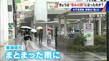水不足深刻 久しぶりの雨は“恵みの雨”になった？豊川用水の節水続く農家 ｢作物的にはもうちょっと雨欲しかった」