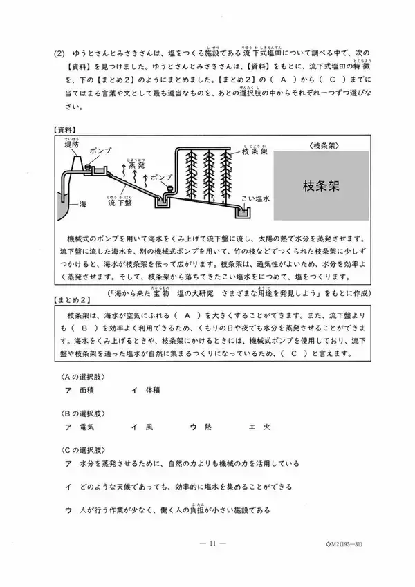「愛知県立中高一貫校入試2026「適性検査Ⅱ」試験問題と解答全て見せます 1月17日(土)に面接 合格発表は1月23日(金)」の画像
