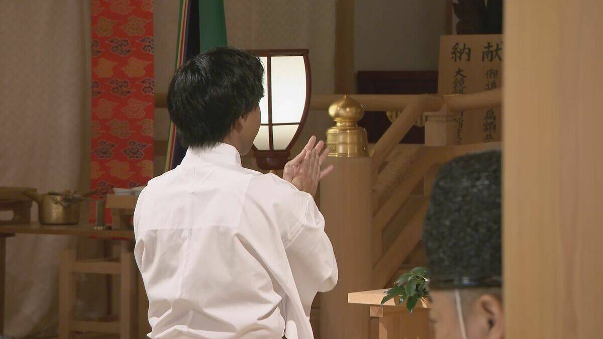 国府宮はだか祭 26歳の会社員が2度目の挑戦で“神男”に 今年は6人が志願 ｢元気で幸せになれる祭りにしたい｣ 3月1日が祭本番 愛知･稲沢市