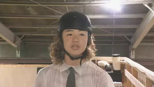 「｢コーチはつけない｣ 天才14歳のこだわり 両親が空き倉庫を練習場に “日本で1人しかできない”技も… アジア大会代表内定 スケートボード･パーク 志治群青」の画像
