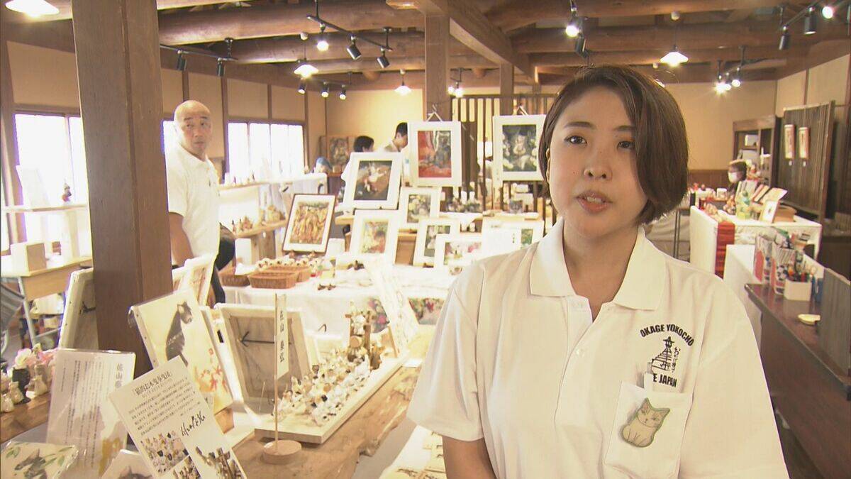 伊勢おかげ横丁に全国から招き猫1万点以上が大集合 今年のテーマは式年遷宮「お木曳」展示販売会のほか招き猫の絵付け体験も