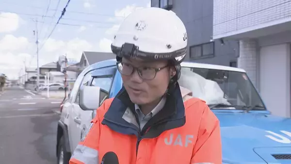 「寒さの影響でインロックが増える？ 雪道に欠かせないスタッドレスタイヤ 装着しても油断しないで ｢残り溝や空気圧など定期的な日常点検を｣ JAF隊員に密着」の画像