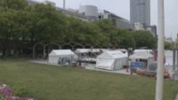 名古屋･久屋大通公園でイベント中に…パネル倒れる ステージで踊っていた女性3人が挟まれケガ エンゼル広場