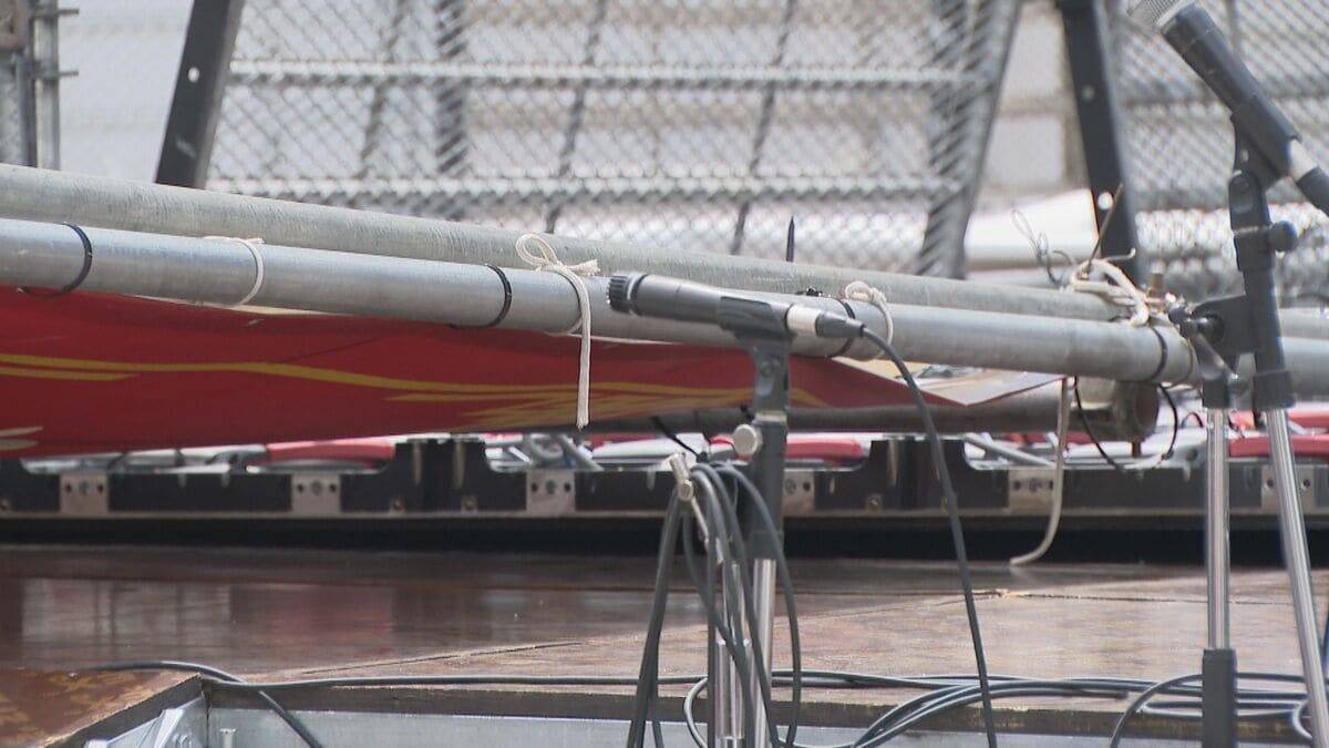 名古屋･久屋大通公園でイベント中に…パネル倒れる ステージで踊っていた女性3人が挟まれケガ エンゼル広場