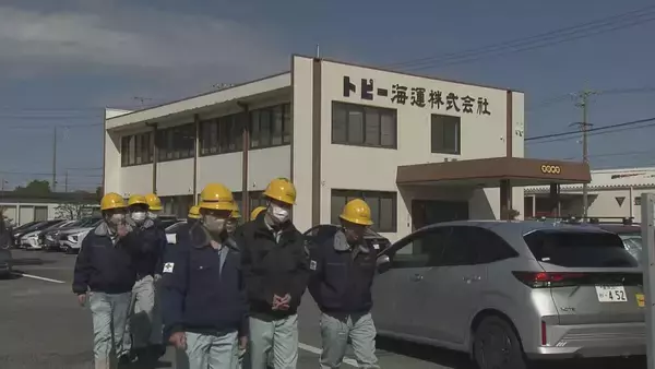 「77分後に津波が… 運送会社集まる地区で避難訓練 南海トラフ巨大地震で最大2.9メートルの津波想定 毎年3月11日に実施  愛知･豊橋市」の画像