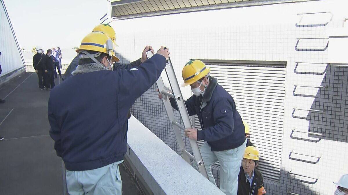 77分後に津波が… 運送会社集まる地区で避難訓練 南海トラフ巨大地震で最大2.9メートルの津波想定 毎年3月11日に実施  愛知･豊橋市