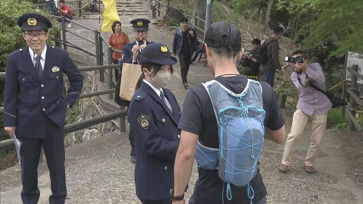 金華山で滑落や遭難に注意呼びかけ 3月には女性（76）が転落して死亡する事故も 岐阜県警