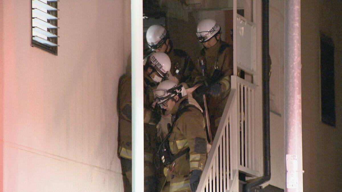 名古屋・東区の集合住宅で火事…８０代くらいの男性が死亡