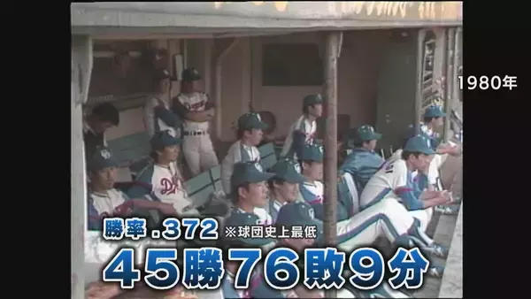 「中日 借金13の“泥沼連敗”は2年後優勝への予兆…？ 球団史上最低勝率の1980年と酷似 【若狭敬一が分析】」の画像