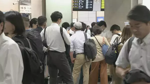 「「早く帰りたい」名古屋駅が混雑…東海道新幹線が一時全線で運転見合わせ」の画像