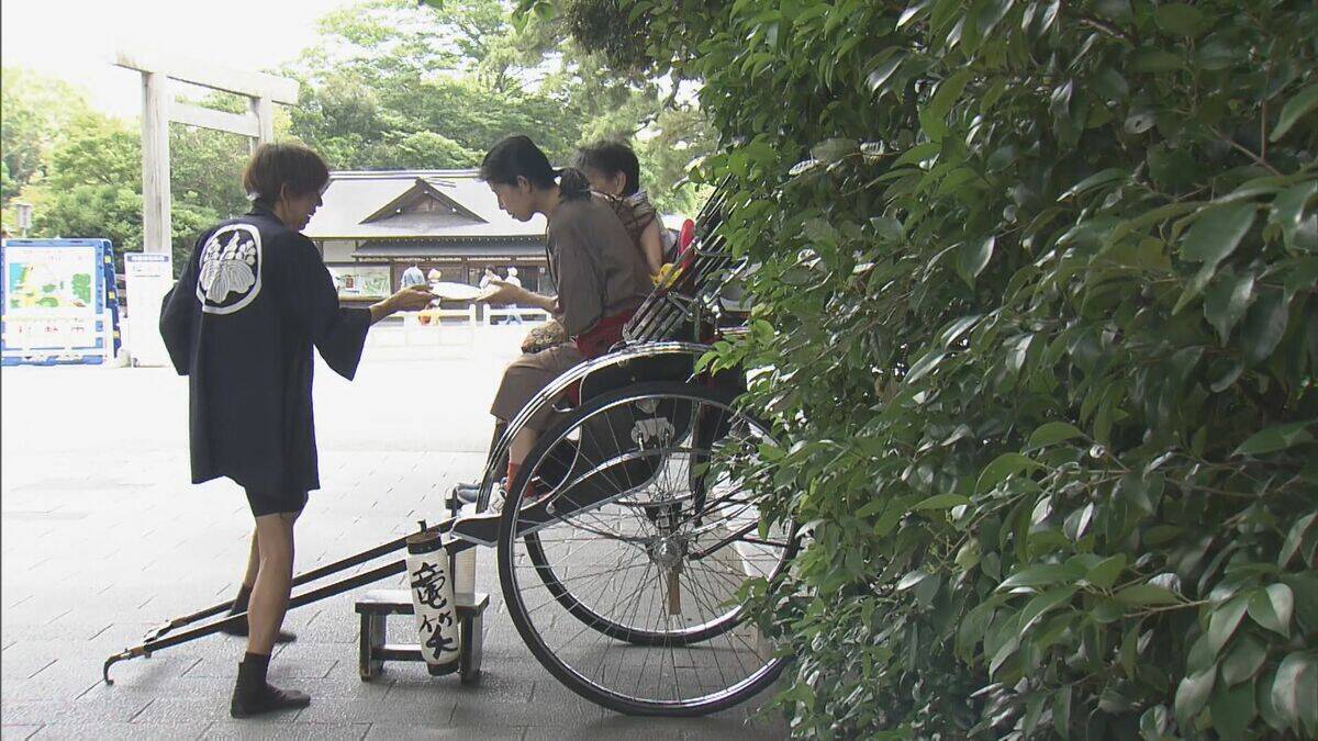 暑くても走る“観光人力車” 熱中症対策や工夫していることは？ 夏場のおすすめルートを全力疾走 ｢めちゃ涼しい｣ 三重･伊勢市