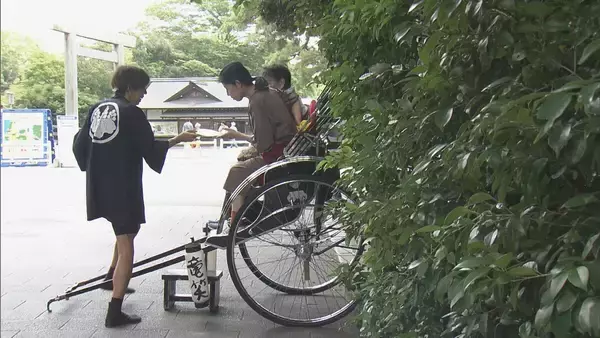 「暑くても走る“観光人力車” 熱中症対策や工夫していることは？ 夏場のおすすめルートを全力疾走 ｢めちゃ涼しい｣ 三重･伊勢市」の画像