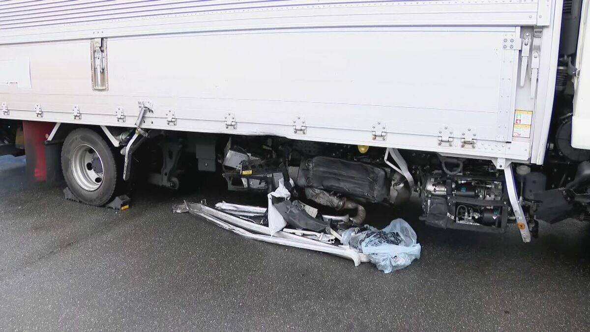 酒気帯び運転のトラックによる衝突事故 運転手の65歳男を現行犯逮捕 トンネル内で壁にぶつかったはずみで乗用車に衝突…自身のトラック横転 新東名高速