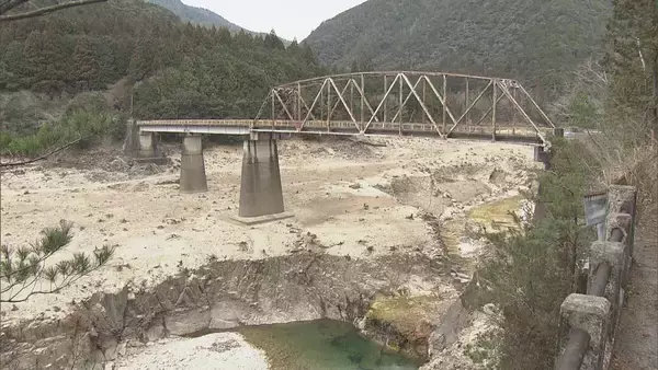 「水不足深刻 愛知の豊川用水4度目の節水強化へ 給食の牛乳パックは“洗わず”燃えるゴミに 宇連ダム周辺降水量は今月“ゼロ”」の画像