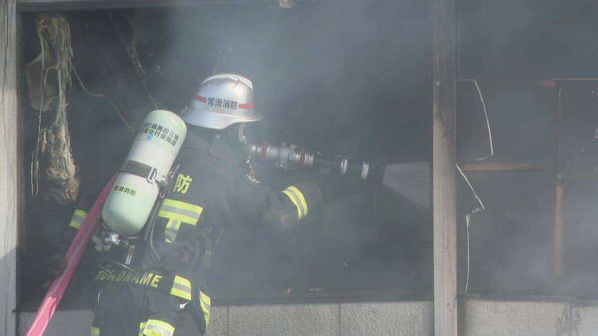 宿泊施設で火事 焼け跡から性別の分からない1人の遺体 職員1人と連絡取れず 今月18日から営業中止で出火当時利用者おらず 愛知・常滑市