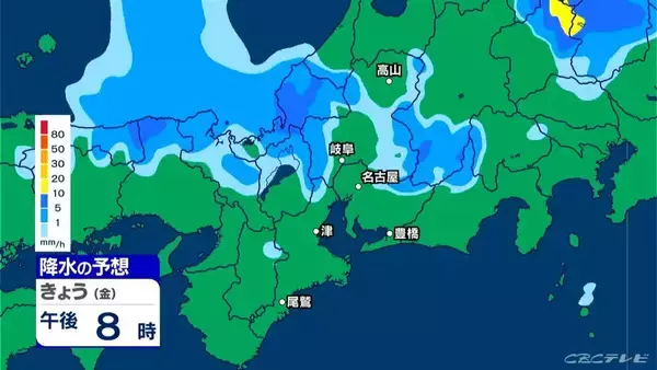 「雷や強い雨に注意 いつどこで降る？最新の雨シミュレーション あすは晴れて夏日の所も 愛知･名古屋･岐阜･三重の天気予報（5/1 昼）」の画像