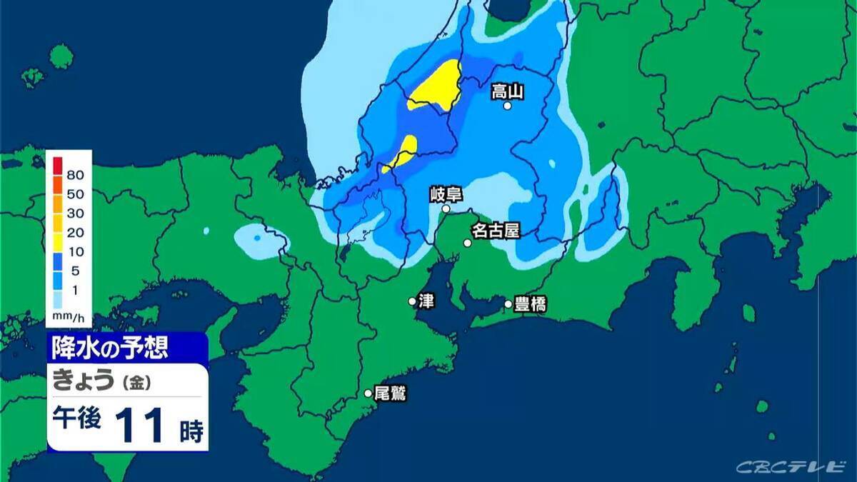 雷や強い雨に注意 いつどこで降る？最新の雨シミュレーション あすは晴れて夏日の所も 愛知･名古屋･岐阜･三重の天気予報（5/1 昼）