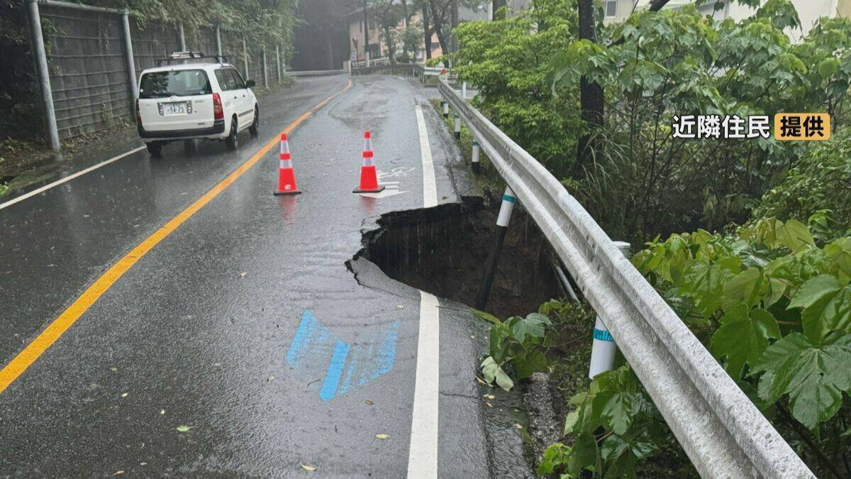 水没した車や陥没した道路… 東海地方にも被害もたらした台風6号 各地で6月の観測史上最大の雨量に 川の増水や地盤の緩みに引き続き注意