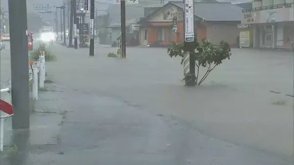 「水没した車や陥没した道路… 東海地方にも被害もたらした台風6号 各地で6月の観測史上最大の雨量に 川の増水や地盤の緩みに引き続き注意」の画像