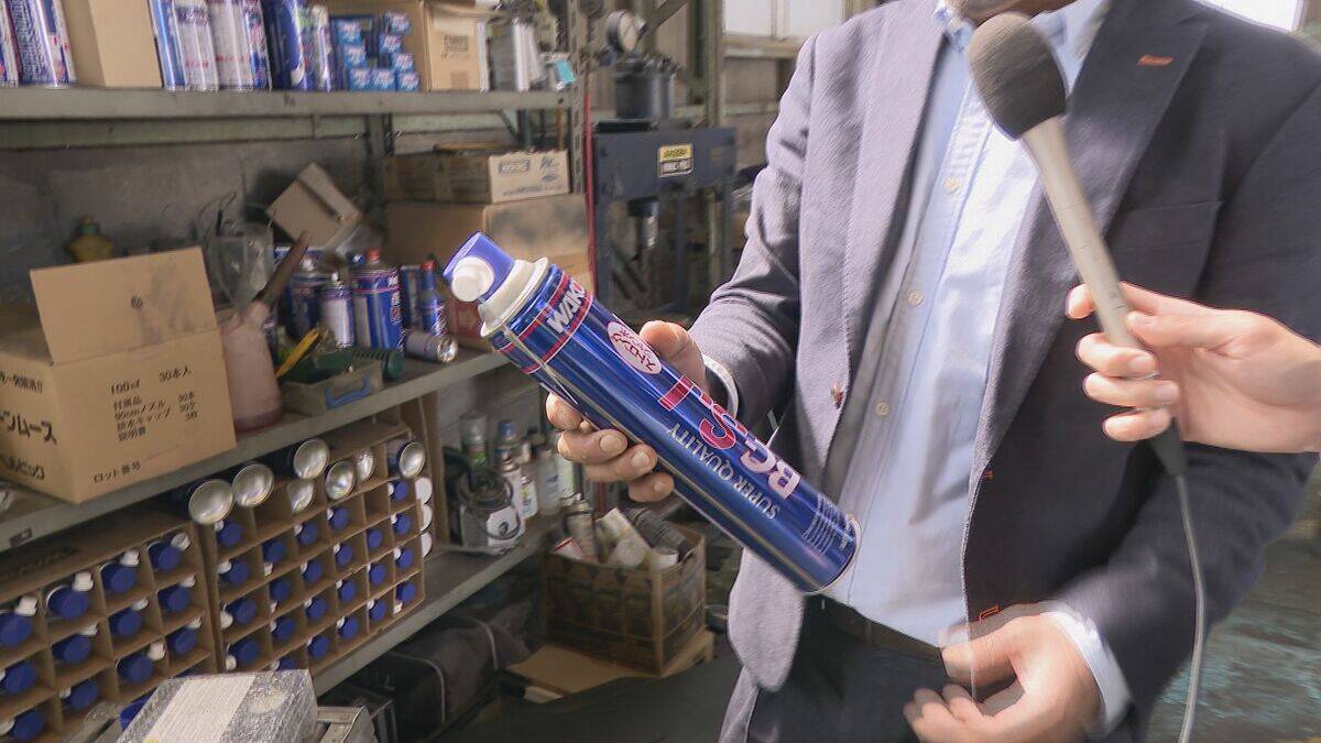 ｢仕事できるの？って…｣ 車の塗装作業に打撃 シンナー価格1.7倍 在庫もあと2週間 イラン情勢で石油由来の資材が不足