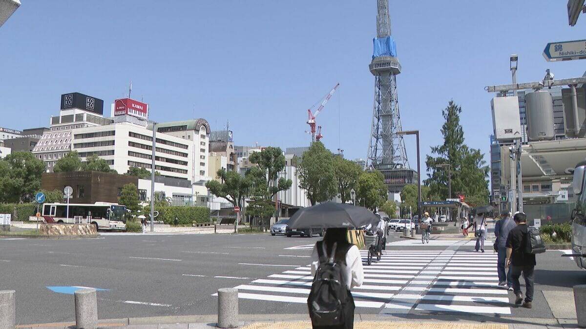 ｢暑くて暑くて…｣ きょうも各地で40℃に迫る危険な暑さ 東海3県に熱中症警戒アラート こまめな水分･塩分補給など対策を