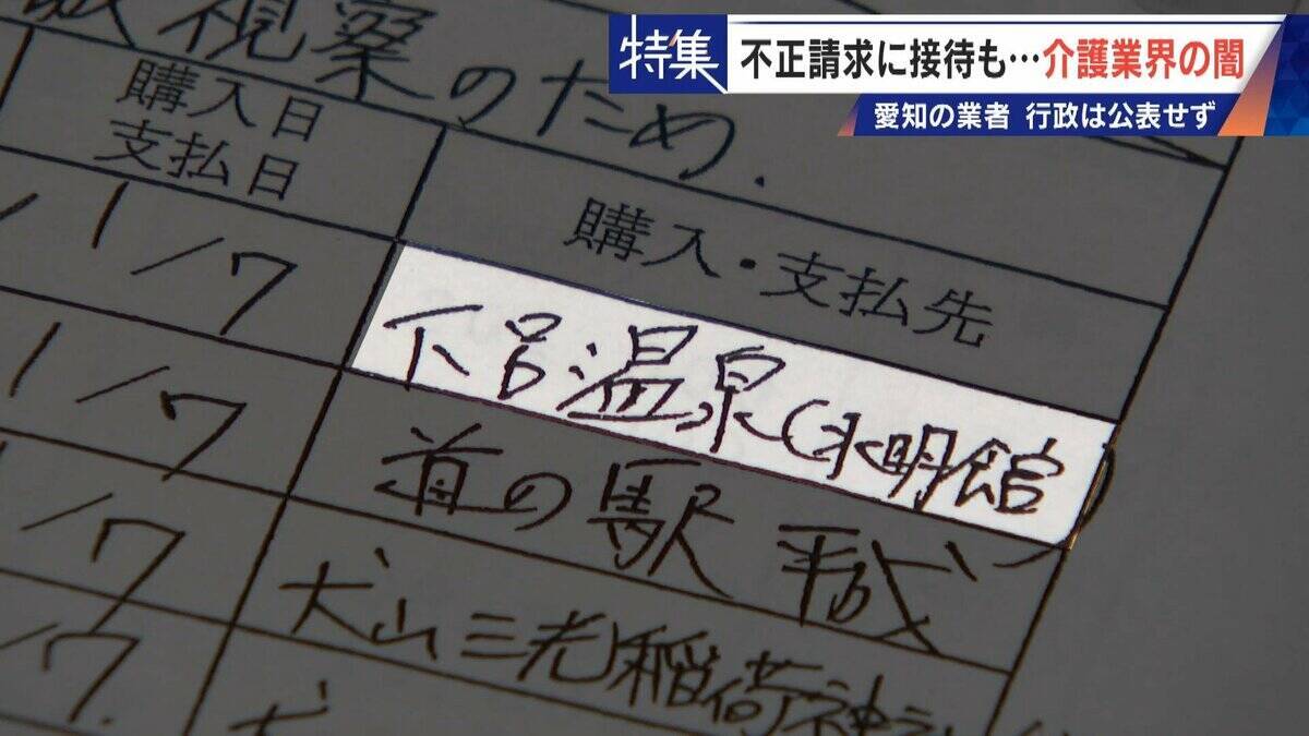 勤務実態ない98歳の“相談役”に月48万円の給与 高級温泉の接待や介護報酬の不正請求も 介護業界の“闇”