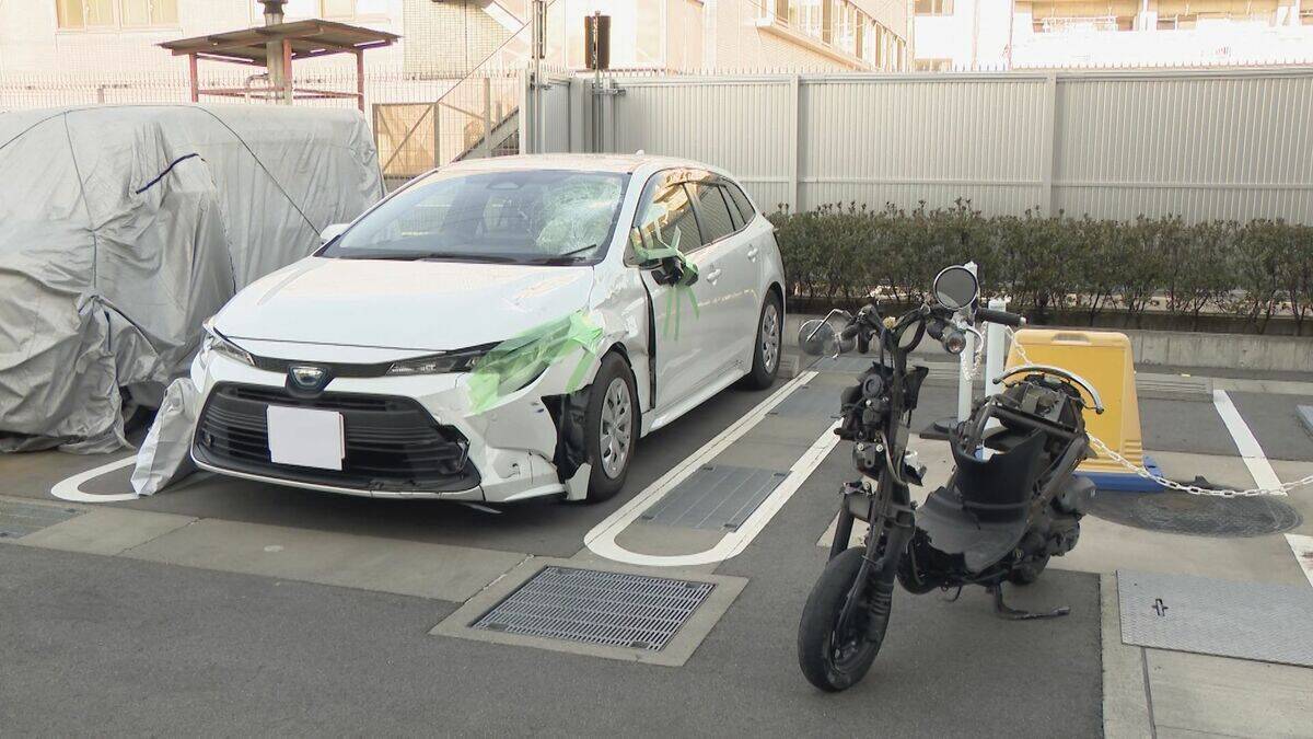 原付バイクと乗用車が信号交差点で出合い頭に衝突 バイクの21歳男性が死亡 愛知･あま市