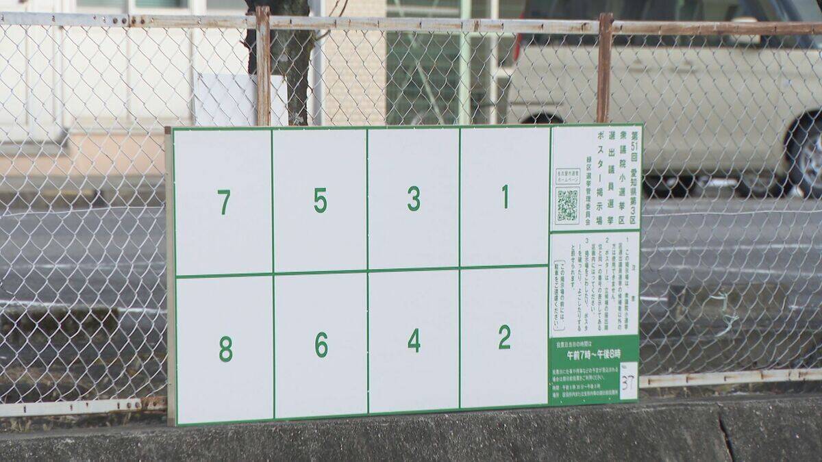 “戦後最短” 16日間の戦い 総選挙にそなえ… 選挙ポスターの掲示板を設置 名古屋は26日までに2718か所設置予定