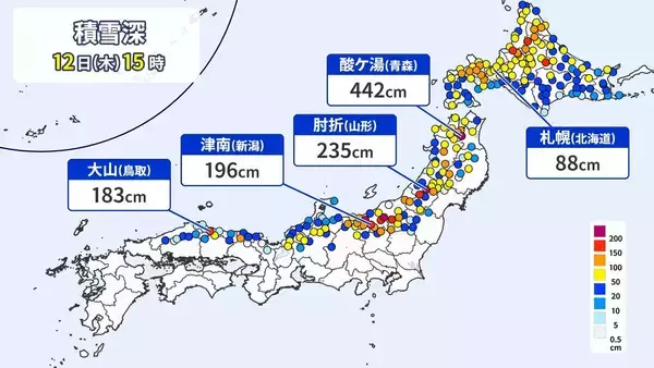 「東海～北海道が真っ赤に “10年に1度”の高温予想 愛知ではダムの貯水率4.2％まで低下 最新1か月予報でも高温･カラカラ傾向 どうなる水不足 気象庁」の画像