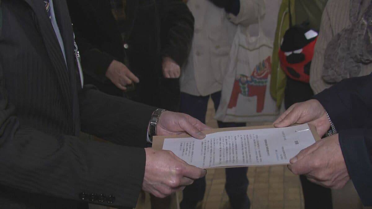 名古屋・相生山緑地を横断する“弥富相生山線”の工事再開に反対　署名約1万5000筆を名古屋市に提出　河村たかし前市長が2014年に事業廃止も８割完成をふまえ広沢一郎市長が工事再開を表明