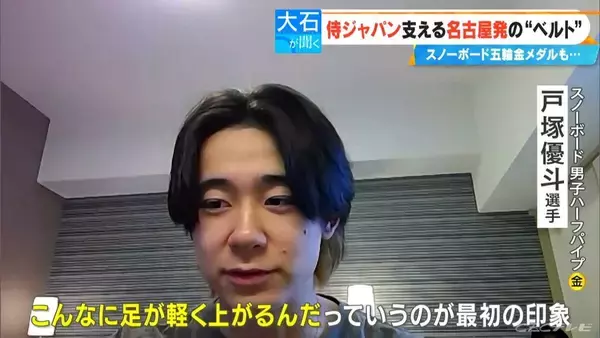 「侍ジャパン7割が愛用“魔法のベルト” 山本由伸投手たちを支える技術は名古屋の“町工場”から 専門家｢疲労後も跳躍高が下がらない｣」の画像