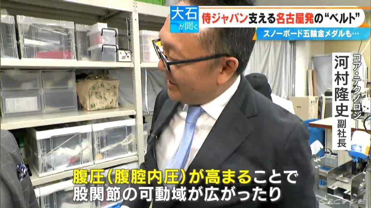 侍ジャパン7割が愛用“魔法のベルト” 山本由伸投手たちを支える技術は名古屋の“町工場”から 専門家｢疲労後も跳躍高が下がらない｣