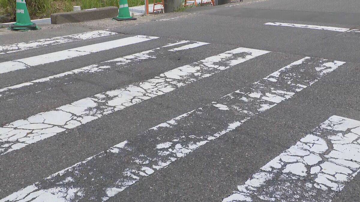 ｢泣いて声を出すことも…｣ 6歳女児死亡 横断歩道で転倒し車にはねられたか “通学路学童に注意”の看板も 愛知･小牧市　