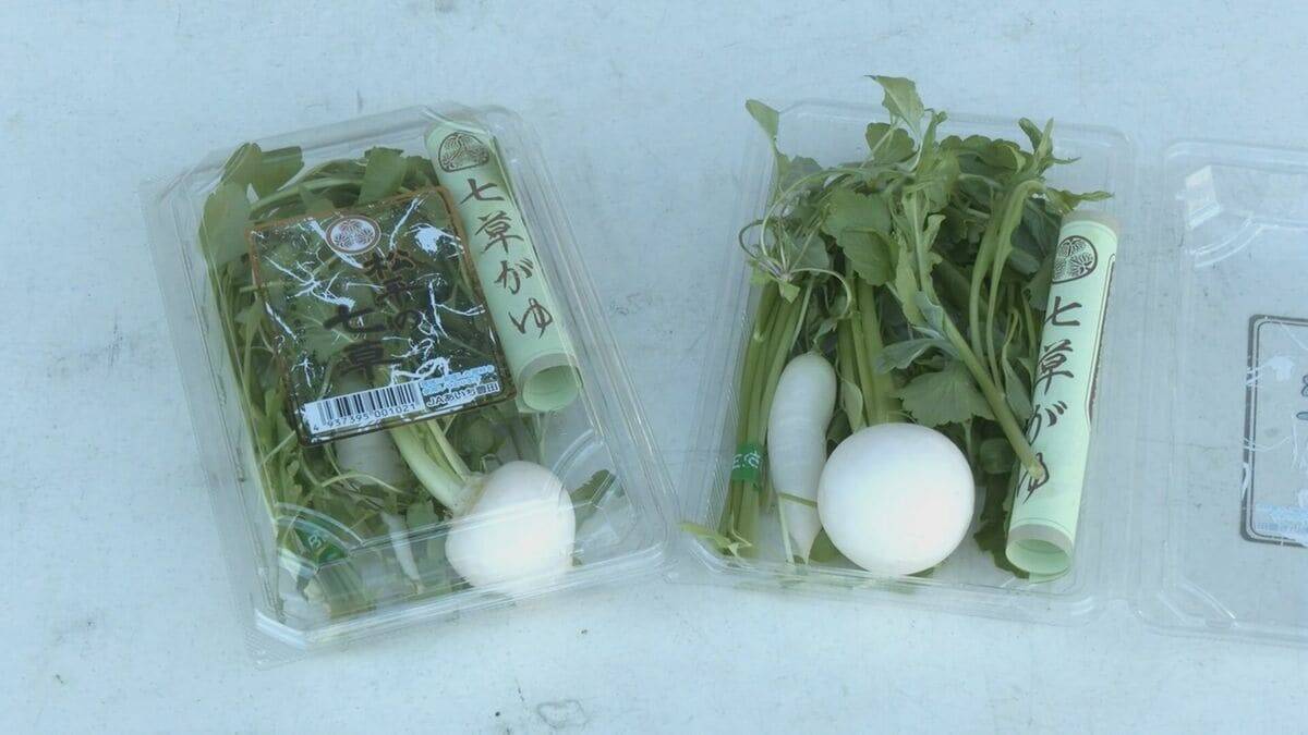 「春の七草」出荷はじまる 1月7日朝に“おかゆ”に入れて食べ無病息災を祈る 愛知･豊田市