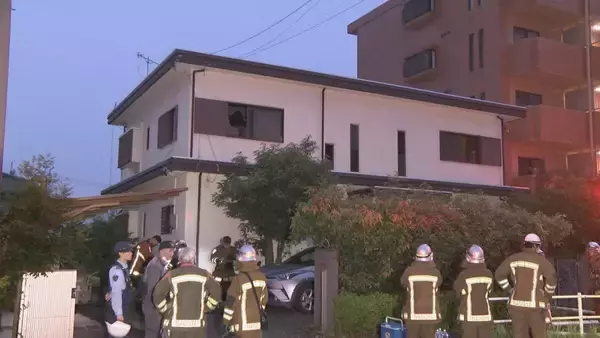 「2階建て住宅で火事 1人死亡1人意識不明の重体 名古屋・天白区」の画像