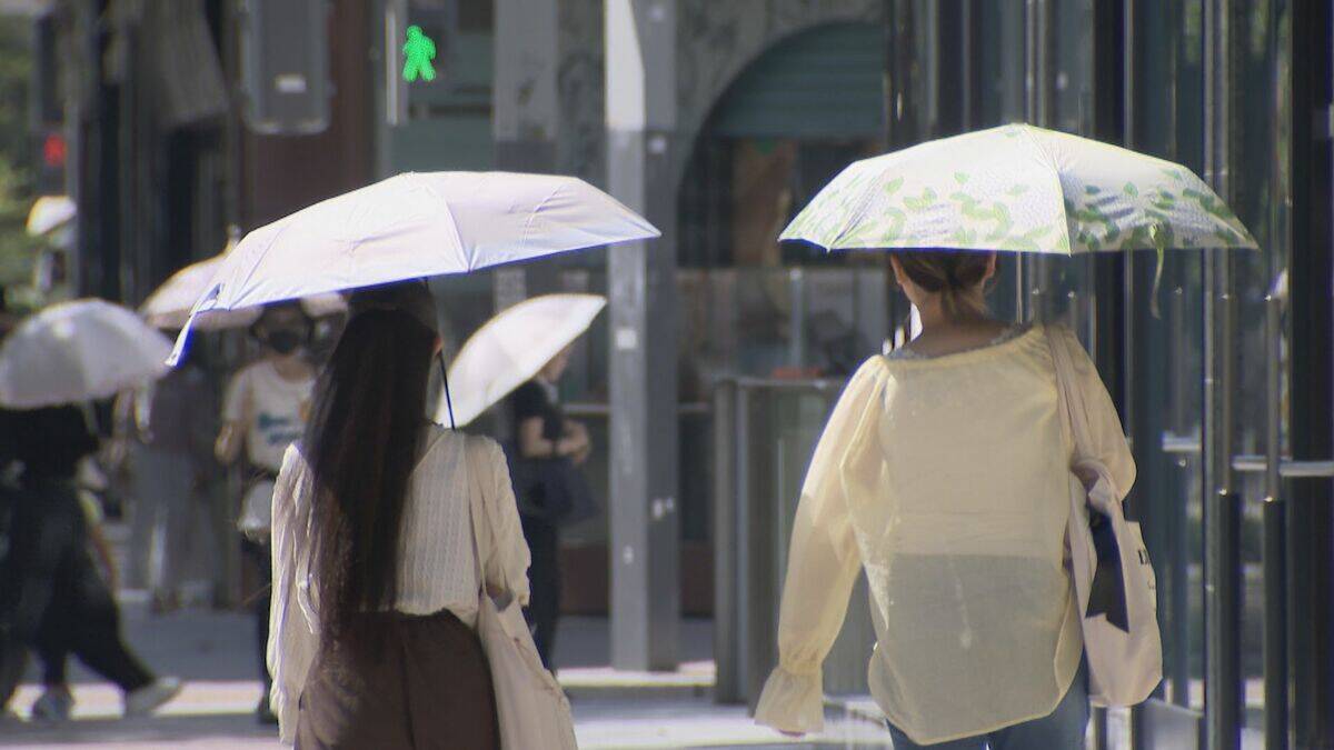 最高気温は名古屋で35℃予想 各地で｢猛暑日｣か 愛知県に熱中症警戒アラート こまめな水分･塩分補給 帽子や日傘を活用するなど対策を