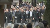 「約5千人が見守る中　2横綱が雲竜型土俵入りを披露　大相撲名古屋場所を前に奉納土俵入り（名古屋・熱田神宮）」の画像1