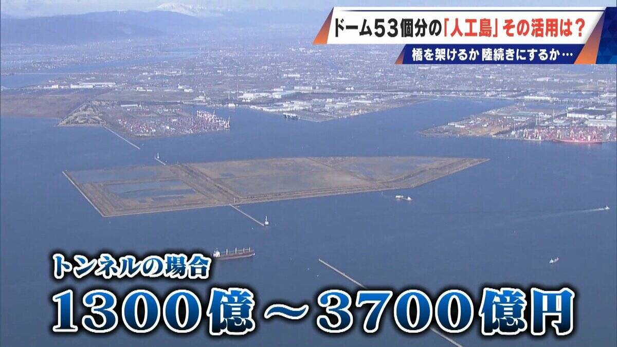 橋のない名古屋港の「人工島」どこから入る？見た目は野球のホームベース…ドーム53個分の土砂捨て場は“宝の島”か
