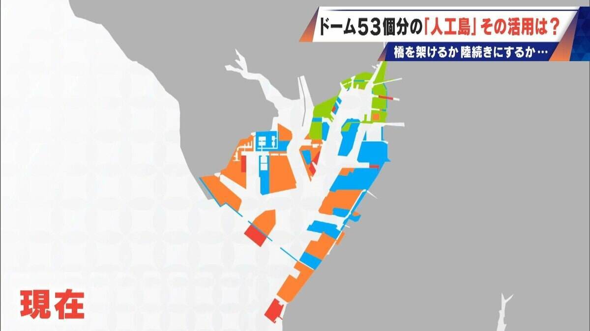 橋のない名古屋港の「人工島」どこから入る？見た目は野球のホームベース…ドーム53個分の土砂捨て場は“宝の島”か