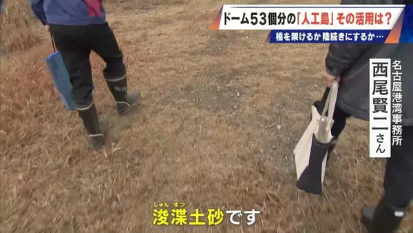 「橋のない名古屋港の「人工島」どこから入る？見た目は野球のホームベース…ドーム53個分の土砂捨て場は“宝の島”か」の画像