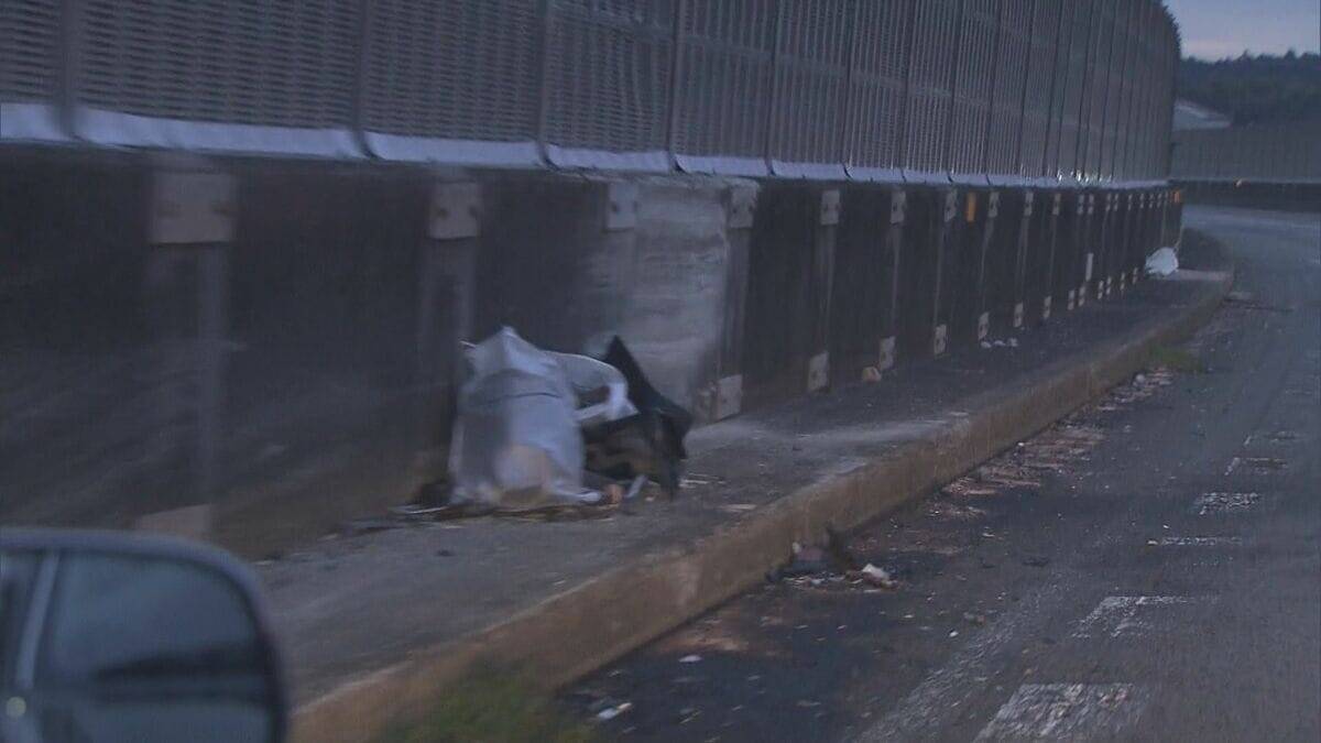 大型トレーラーと正面衝突 乗用車を運転していた33歳男性が全身を強く打って死亡 乗用車が車線はみ出したか