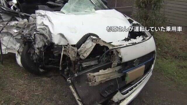 大型トレーラーと正面衝突 乗用車を運転していた33歳男性が全身を強く打って死亡 乗用車が車線はみ出したか