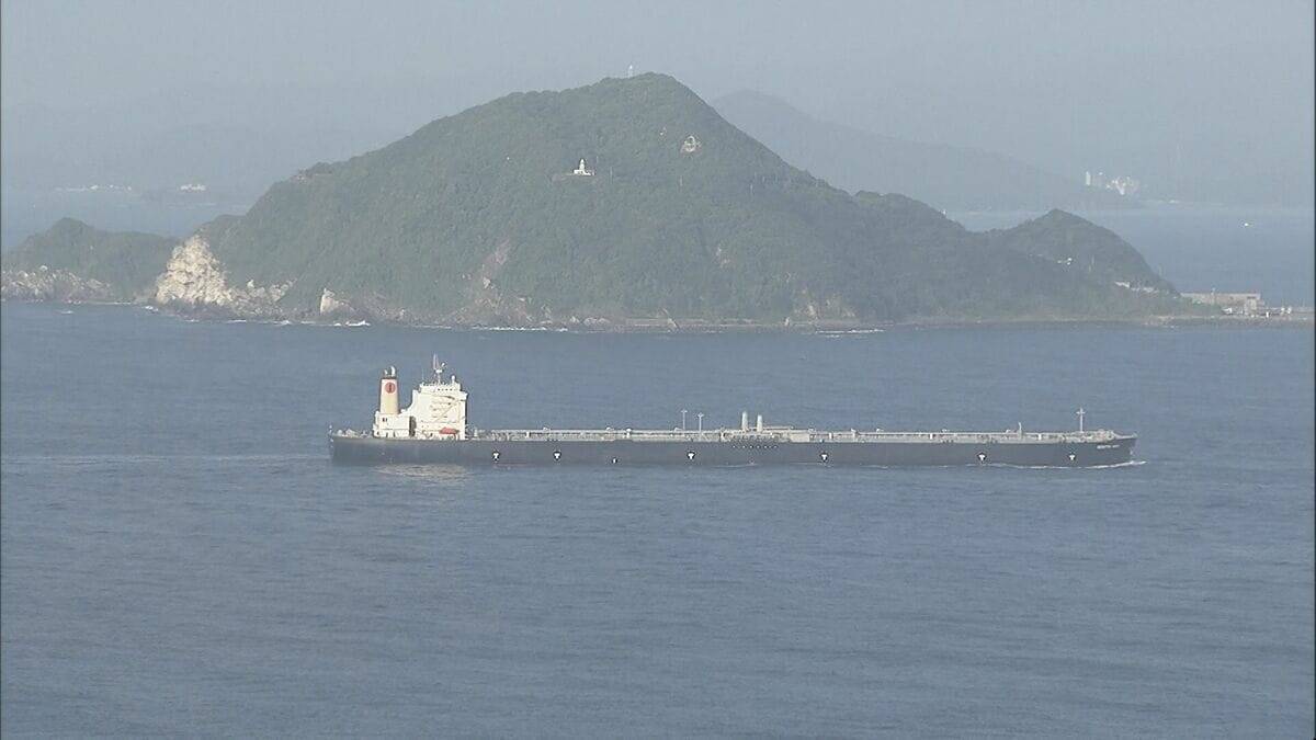中東情勢悪化後、初めてホルムズ海峡を通過 日本向けのタンカー「出光丸」が名古屋港に到着 2日ほどかけ海底パイプラインで出光興産の製油所に