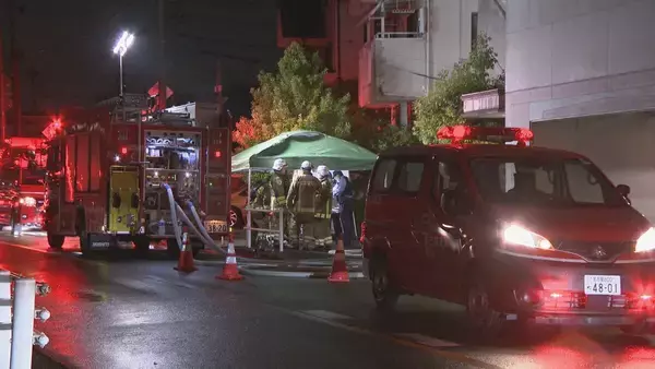7階建てマンション火災で40代くらいの男性が重傷 搬送時は意識なし 名古屋・名東区