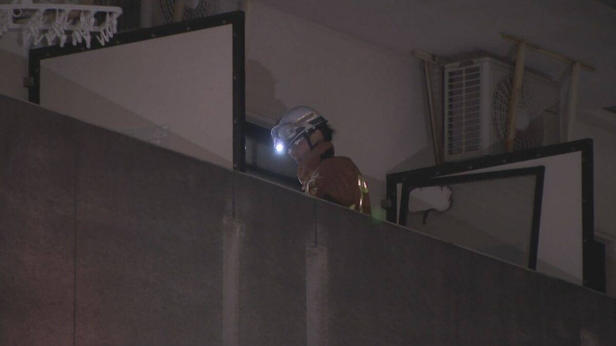 7階建てマンション火災で40代くらいの男性が重傷 搬送時は意識なし 名古屋・名東区
