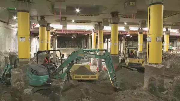 「名駅の真下で進むリニアの難工事 新幹線ホーム支える杭を取り除く!? ミリ単位のズレも許されない ｢名古屋の地層は難しい｣」の画像