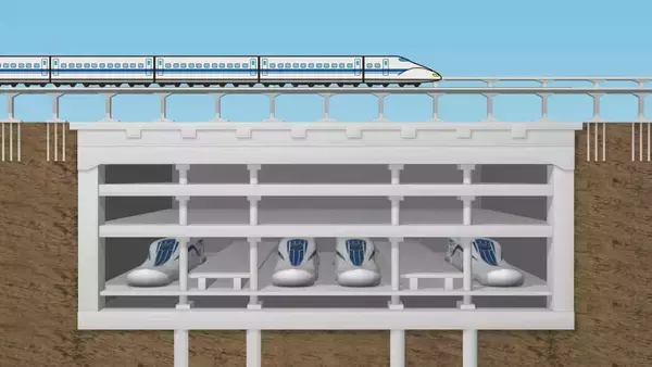 「名駅の真下で進むリニアの難工事 新幹線ホーム支える杭を取り除く!? ミリ単位のズレも許されない ｢名古屋の地層は難しい｣」の画像