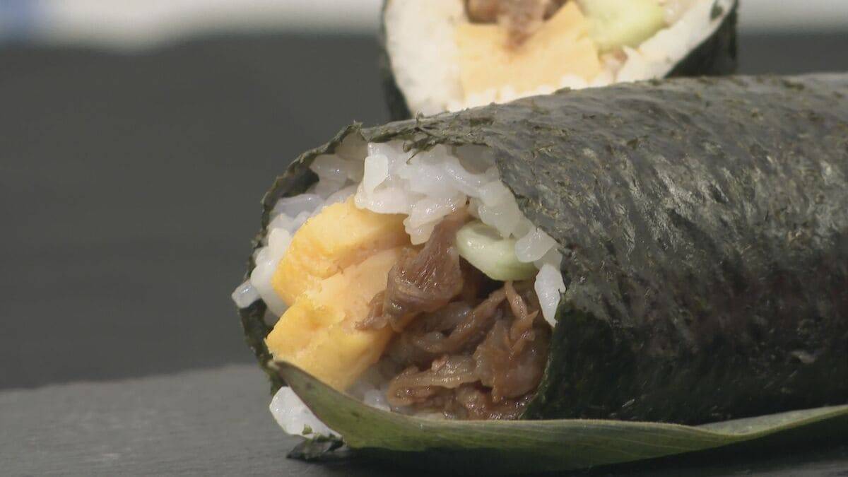 ｢物価高｣意識し今年は“お値打ち食材”使った恵方巻…ハーフカットも増え 平均価格は去年より30円ほど下がる 松坂屋名古屋店126種類を披露