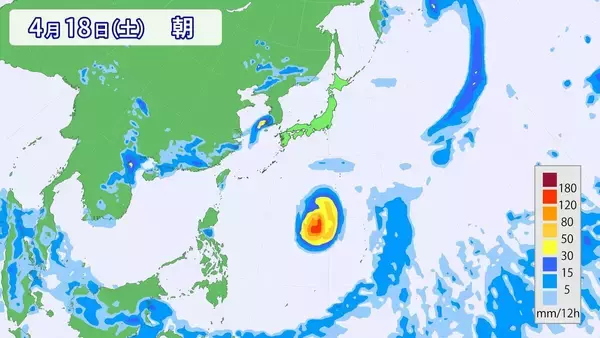 「台風4号発生 ｢非常に強い｣勢力まで発達？日本に接近･上陸すれば“異例” 来週には北上か 最新の進路･雨シミュレーション【台風情報2026】」の画像