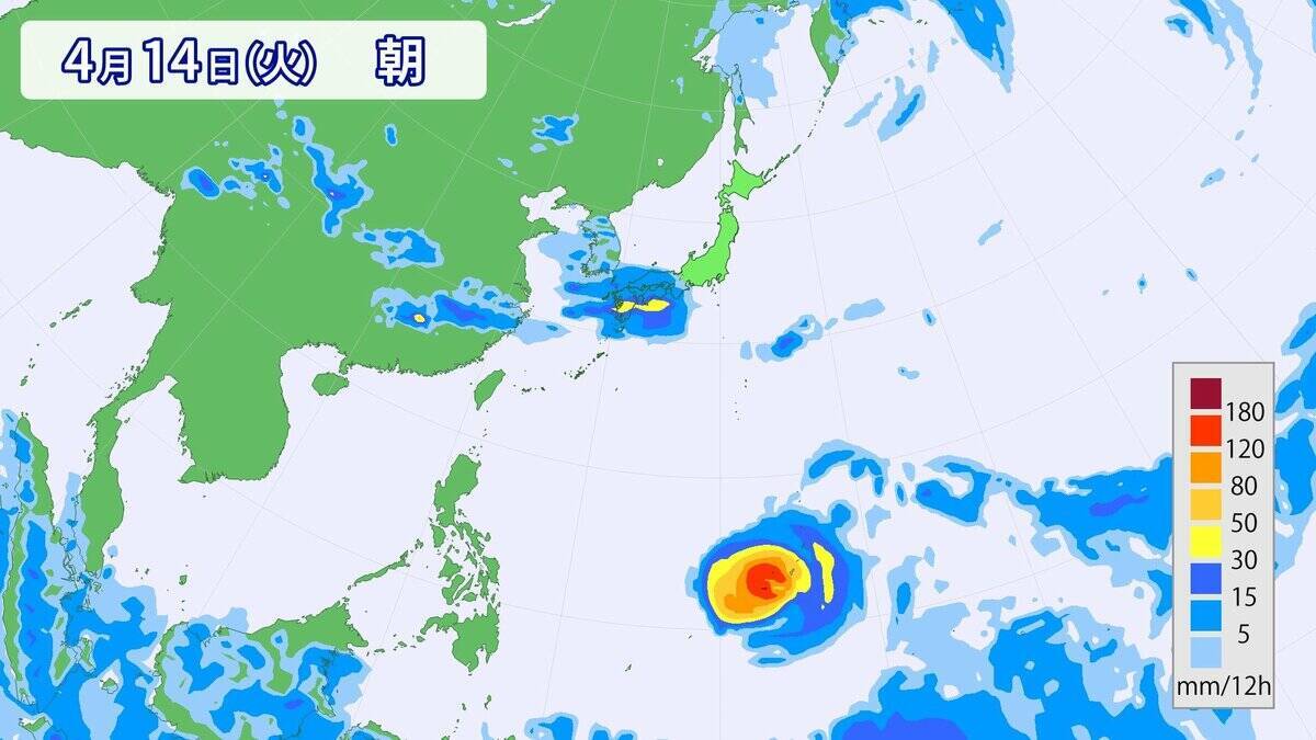 台風4号発生 ｢非常に強い｣勢力まで発達？日本に接近･上陸すれば“異例” 来週には北上か 最新の進路･雨シミュレーション【台風情報2026】